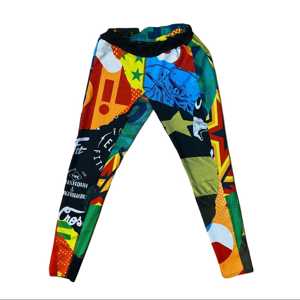 Reebok Reversible Workout Leggings Small /  Medium